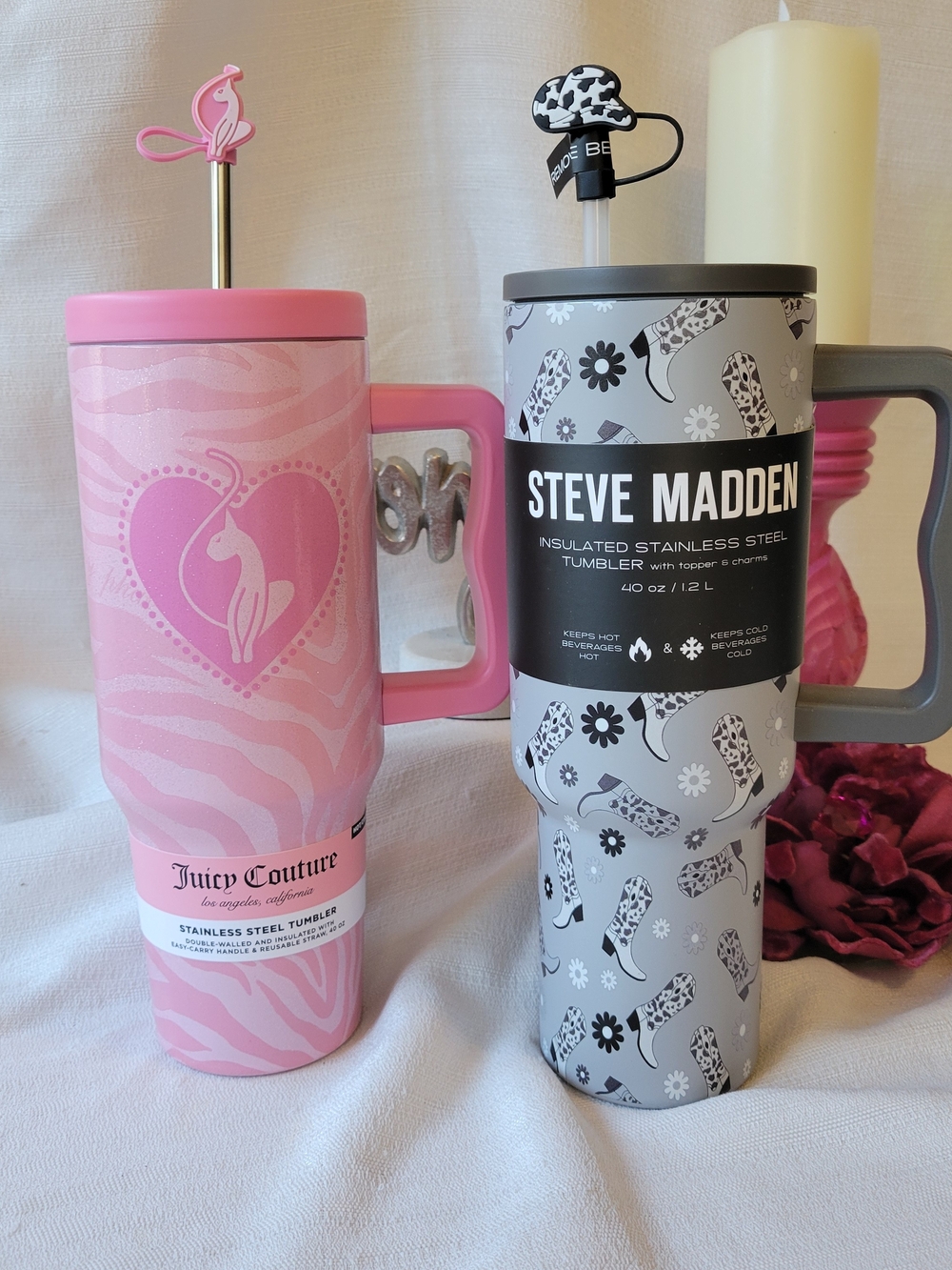 Tumblers Steve Madden or Baby Phat - Your Choice Stainless Steel 40 oz